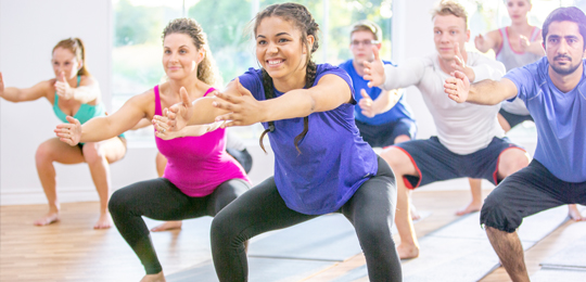 Cardio Yoga Class at Villa Sport